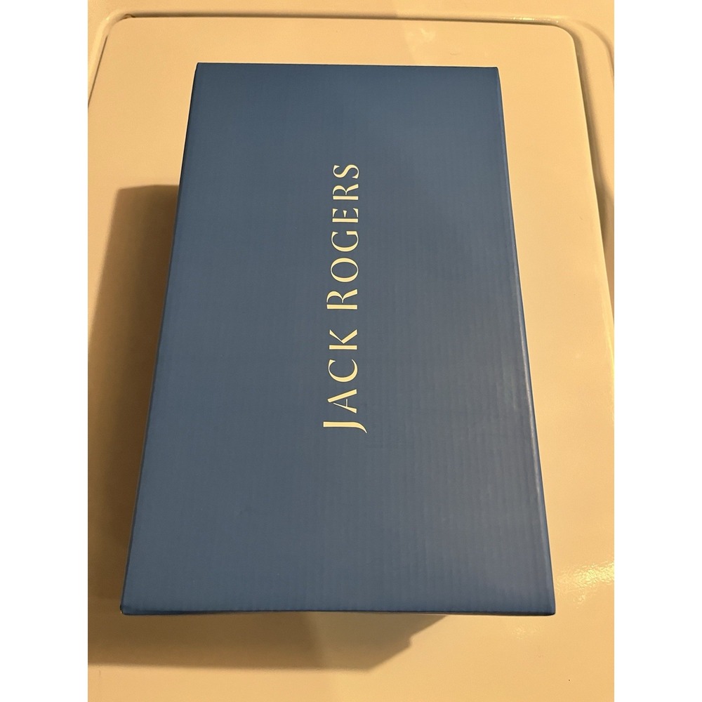 Jack Rogers Empty Shoe Box Only Boating Jacks Midnight White Size 8